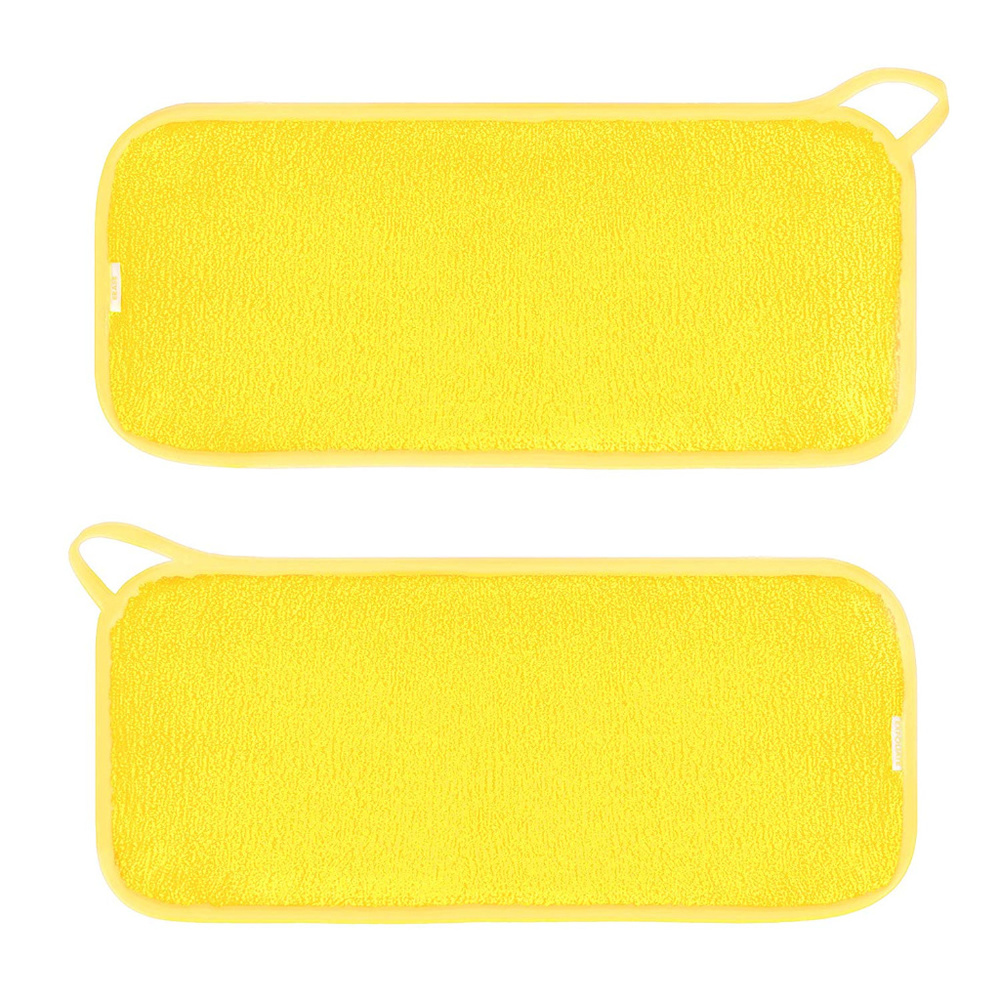 2-Pack Yellow Microfiber Makeup Remover - Picture 2 of 8